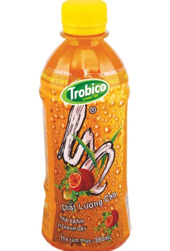 Green tea passion flavor pet bottle 360ml